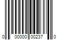 Barcode Image for UPC code 000000002370