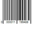 Barcode Image for UPC code 0000011199489