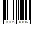 Barcode Image for UPC code 0000022000507