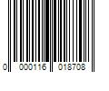 Barcode Image for UPC code 0000116018708