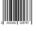 Barcode Image for UPC code 0000308025767