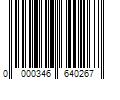 Barcode Image for UPC code 0000346640267. Product Name: Bosch 18-V Lithium Battery Kit (4 Ah) | GXS18V-15N15