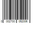 Barcode Image for UPC code 00027000520093