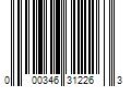 Barcode Image for UPC code 000346312263. Product Name: BOSCH Hammer Drill Bit SDS Max  3/4  x 24  HC5034