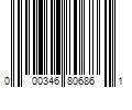 Barcode Image for UPC code 000346806861. Product Name: Bosch 18-volt Brushless Variable Speed Keyless Cordless Jigsaw | GST18V-50N