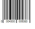 Barcode Image for UPC code 00043000053898. Product Name: Kraft Heinz Crystal Light On-The-Go PEach Tea Drink Mix Packets  10 Count (Pack of 12)