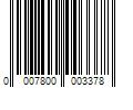 Barcode Image for UPC code 00078000033731. Product Name: Dr Pepper/Seven Up  Inc 7UP Caffeine Free Lemon Lime Soda Pop  7.5 fl oz  10 Pack Cans