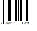 Barcode Image for UPC code 0008421040346. Product Name: Ty Beanie Baby: Gobbles the Turkey | Stuffed Animal | MWMT