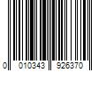 Barcode Image for UPC code 0010343926370. Product Name: Epson Value Photo Paper Glossy (4 x 6", 100 Sheets)