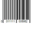 Barcode Image for UPC code 0011111005952. Product Name: Dove Pink Bar (3.75 oz, 16 ct.)