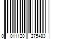 Barcode Image for UPC code 0011120275483. Product Name: BISSELL Cleanview Pet Slim Corded