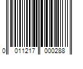 Barcode Image for UPC code 0011217000288