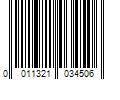 Barcode Image for UPC code 0011321034506. Product Name: Mixit Opaque Tights, Small, Black