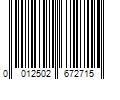 Barcode Image for UPC code 0012502672715
