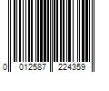 Barcode Image for UPC code 0012587224359. Product Name: Glad 68-Count 13 Gallon Quick-Tie Trash Bag