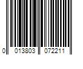 Barcode Image for UPC code 0013803072211