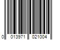 Barcode Image for UPC code 0013971021004
