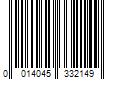 Barcode Image for UPC code 0014045332149. Product Name: Bernzomatic Refillable/Exchangeable Off-white Steel Propane Tank 20 lbs - Easy Purging and Filling - Overfill Protection Device | 333214