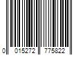 Barcode Image for UPC code 0015272775822