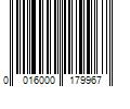Barcode Image for UPC code 0016000179967. Product Name: GENERAL MILLS SALES INC. Fruit Roll-Ups Fruit Flavored Snacks  Variety Pack  15 oz  30 ct