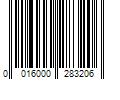 Barcode Image for UPC code 0016000283206. Product Name: General Mills Bugles Crispy Corn Snacks  Nacho Cheese  Snack Bag  7.5 oz