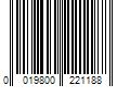 Barcode Image for UPC code 0019800221188. Product Name: Drano Max Chemical Line Gel Clog Remover