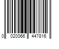 Barcode Image for UPC code 0020066447816. Product Name: Rust-Oleum Painter's Touch 2X 12 oz. Satin Charcoal Gray General Purpose Spray Paint