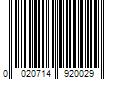 Barcode Image for UPC code 0020714920029
