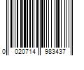Barcode Image for UPC code 0020714983437