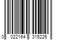 Barcode Image for UPC code 0022164315226