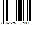 Barcode Image for UPC code 0022255225861
