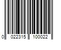 Barcode Image for UPC code 0022315100022