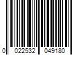 Barcode Image for UPC code 0022532049180