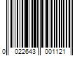 Barcode Image for UPC code 0022643001121