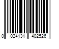 Barcode Image for UPC code 0024131402526