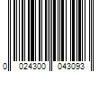 Barcode Image for UPC code 0024300043093