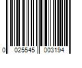 Barcode Image for UPC code 0025545003194. Product Name: SEYMOUR MANUFACTURING CO INC Seymour Link Handles 30  Clear Lacquer & Fire Finish Sledge Or Maul Handle 003-1