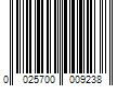 Barcode Image for UPC code 0025700009238. Product Name: Ziploc 2-Cup Endurables Small Container