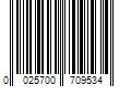 Barcode Image for UPC code 0025700709534. Product Name: Ziploc 60-Count 1 Gallon Freezer Bags
