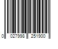 Barcode Image for UPC code 0027998251900. Product Name: First Brands Group Windshield Wiper Blade