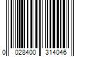 Barcode Image for UPC code 0028400314046. Product Name: Frito-Lay Cheetos Cheese Puff Chips  13.5oz Party Bag