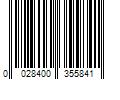 Barcode Image for UPC code 0028400355841. Product Name: Frito-Lay  Inc. Ruffles Chips Cheddar And Sour Cream 2.125 ounce Bag 24 Per Case