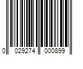 Barcode Image for UPC code 0029274000899. Product Name: Knape & Vogt Knape and Vogt 256SPWH 3/4  X 5/8  White Shelf Supports 12 Count