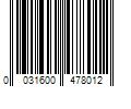 Barcode Image for UPC code 0031600478012. Product Name: SC Johnson KIWI Select Express Shine Sponge Black