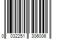 Barcode Image for UPC code 0032251306006. Product Name: OUTRE -PACK OF 3- X-PRESSION BRAID PRE STRETCHED BRAID 52  3X COLOR: INDIGO