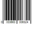 Barcode Image for UPC code 0033663006324. Product Name: Culligan Drinking Water Pitcher Filter  Level 2 - Extra Filtration