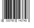 Barcode Image for UPC code 0033753143748