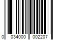 Barcode Image for UPC code 0034000002207