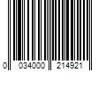 Barcode Image for UPC code 0034000214921. Product Name: Hershey's 10.1 oz Miniatures Dark Assortment