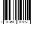 Barcode Image for UPC code 0034100003555